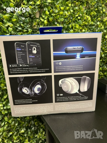 Гейминг слушалки SteelSeries - Arctis Nova 3PW, безжични - нови, снимка 3 - Bluetooth слушалки - 52670653