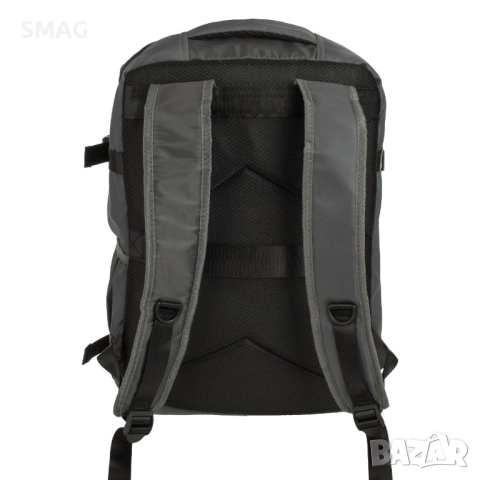 Водоустойчива раница за пътуване 30x15x45 см, сива_1246501, снимка 3 - Раници - 52286247