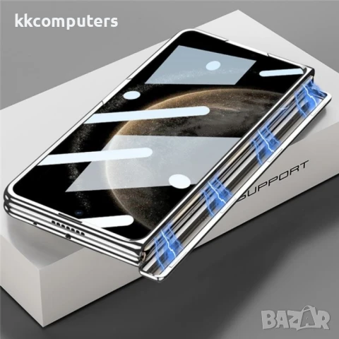 GKK Калъф с Магнитно Заключване + Скрийн Протектор за Huawei Mate X6 – Черен, Сребрист, Червен, Син, снимка 4 - Калъфи, кейсове - 50728545