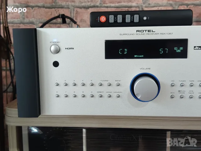 ⏯️Клип. Rotel RSX-1057 audiophile transistor receiver, снимка 3 - Ресийвъри, усилватели, смесителни пултове - 55844231
