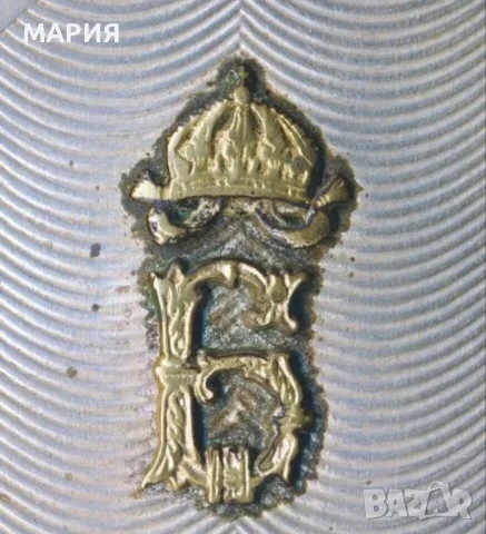 Рядка царска табакера – Алпака, периода на Цар Борис III (1920–1930 г.), снимка 3 - Антикварни и старинни предмети - 56040657