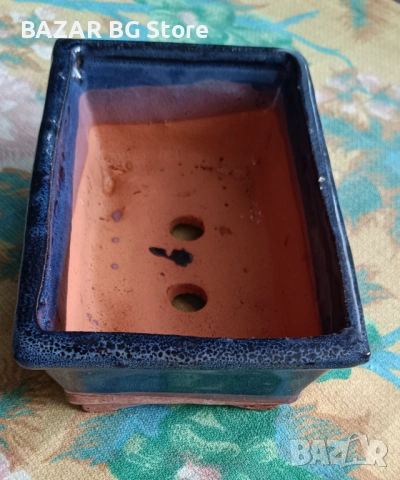 Традиционна керамична саксия за Бонсай., снимка 3 - Саксии и кашпи - 53938535