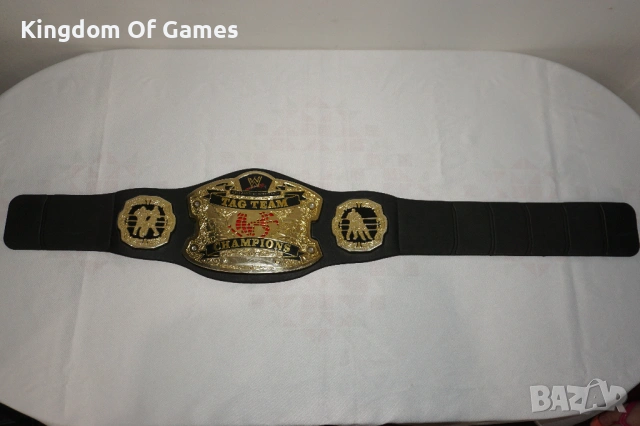 Кеч Колани Jacks Pacific Wrestling Belts WWE Tag Team Champions/WWE Hardcore Championship, снимка 11 - Колекции - 54275115