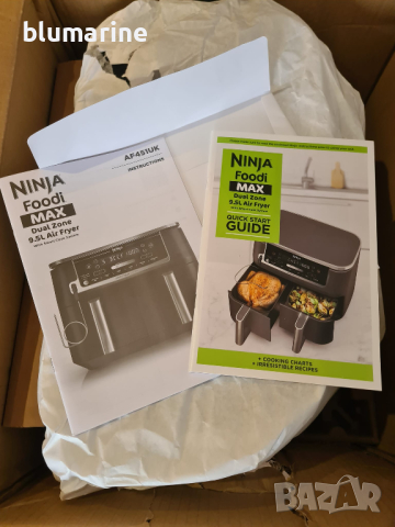 Ninja Foodi MAX Dual Zone Air Fryer [AF451UK] / [AF400EU], 9.5L, снимка 3 - Фритюрници - 44658024