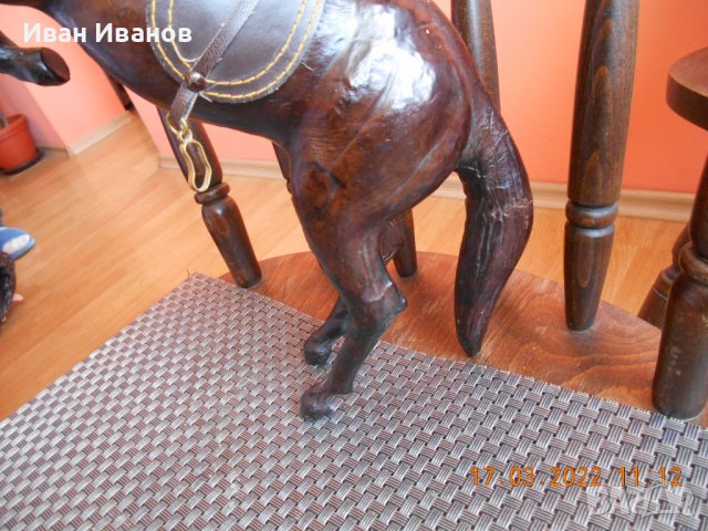 Leather horse vintage, снимка 12 - Други ценни предмети - 39428308