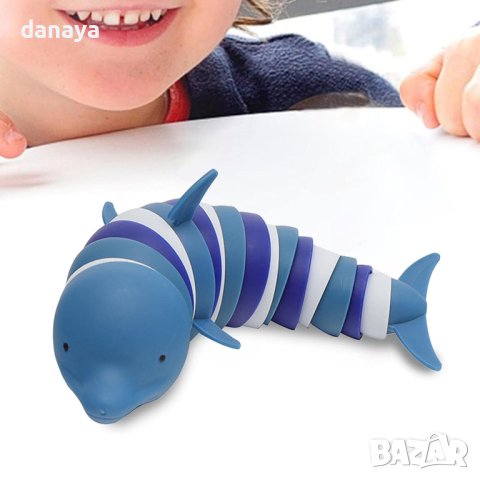 4529 Антистрес играчка Акула Фиджет, снимка 2 - Фигурки - 44444963