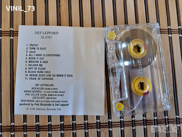 Def Leppard – Slang, снимка 3 - Аудио касети - 48738270