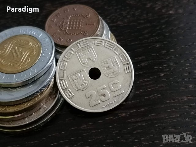 Монета - Белгия - 25 цента | 1938г., снимка 1 - Нумизматика и бонистика - 31070100