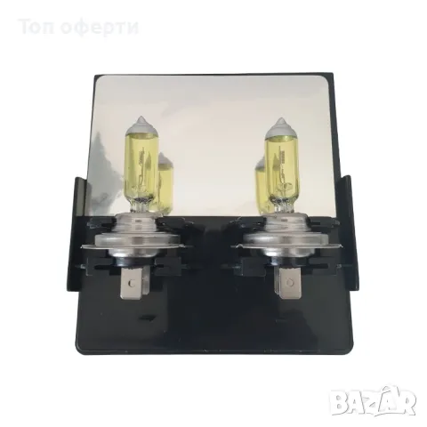 Халогенни крушки HNG Н7/H3/H8/H4/H1/HB3/HB4 55W тип ''Golden eye'' жълти 2брк-т, снимка 2 - Аксесоари и консумативи - 49369061