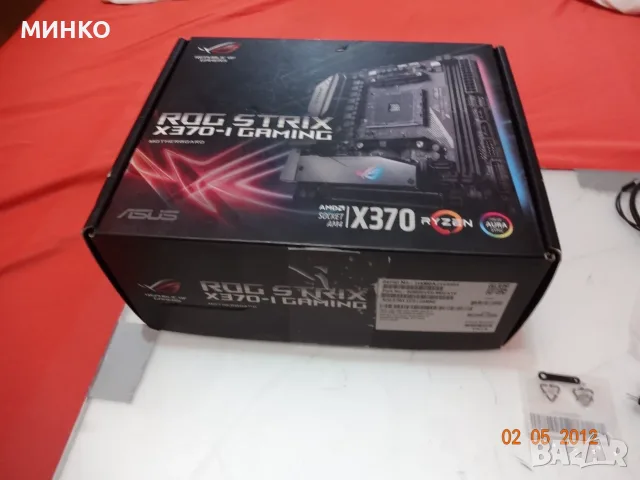 Asus ROG Strix X370-I Gaming+ 1600x  за ентусиасти, снимка 2 - Дънни платки - 56200455