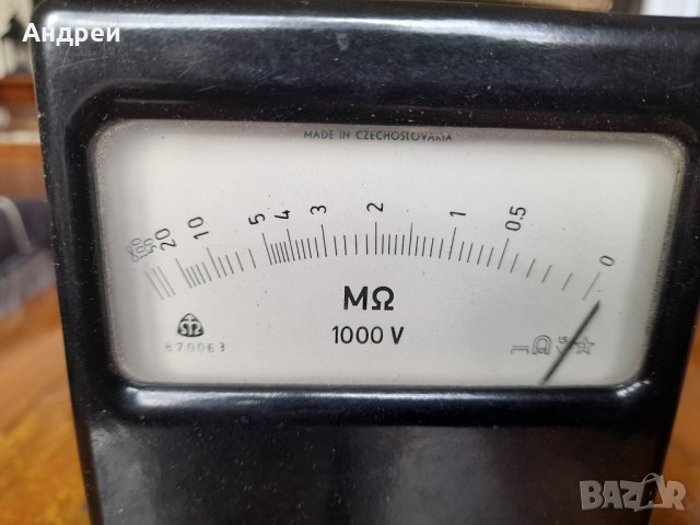 Стар Мега Ом Метър #2, снимка 4 - Антикварни и старинни предмети - 42841147