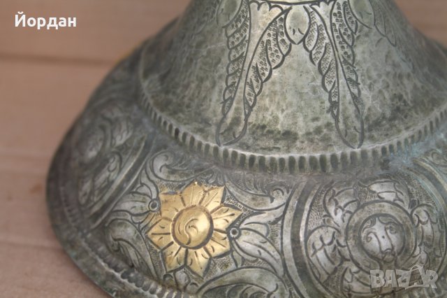 Сребърна чаша с позлата ''Потир'', снимка 9 - Антикварни и старинни предмети - 44389972