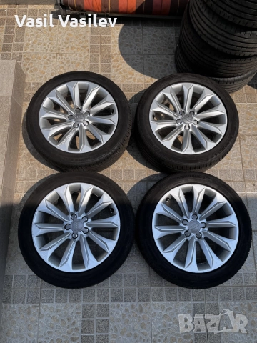 Джанти за Audi 18цола с гуми 245/45/18 дот 22