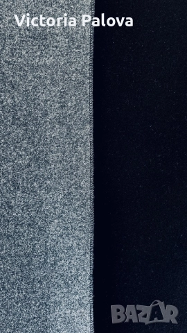 Модерен голям зимен шал - реверсивен, черно и сиво, снимка 4 - Шалове - 52795132