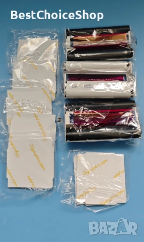 Canon Selphy CP фотохартия и комплект с мастило 3 касети 108 хартии – KC-108IP, снимка 3 - Чанти, стативи, аксесоари - 54155880