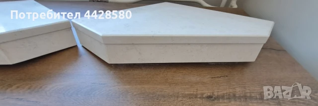 Ъглови рафтове от мраморизиран варовик , снимка 7 - Етажерки - 50544795