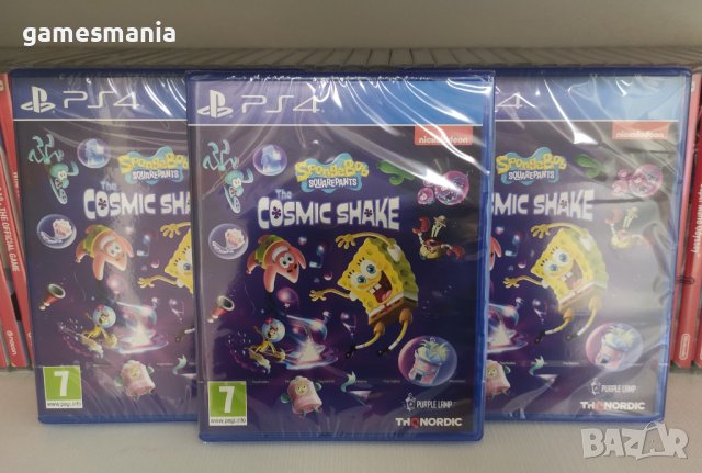 [ps4] СУПЕР Цена ! НОВИ SpongeBob SquarePants: The Cosmic Shake, снимка 1 - Игри за PlayStation - 42512807