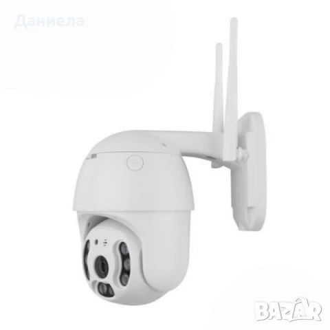 Водоустойчива, безжична камера с нощно видеонаблюдение и запис на карта, снимка 4 - IP камери - 51373554