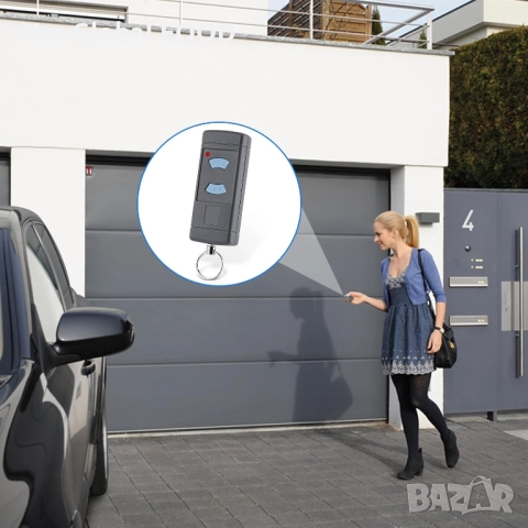Дистанционно за гаражна врата 868.3 MHz съвместимо с HSE2/HSM4, снимка 2 - Друга електроника - 52422757