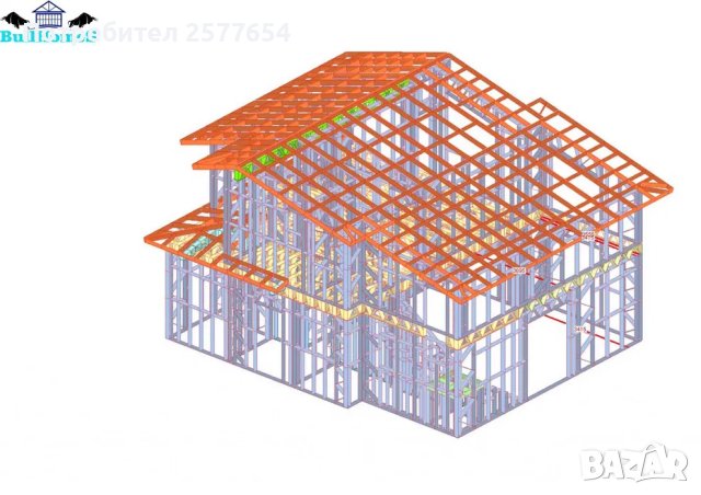 Къща,Бунгало,Преместваема къща,Сглобяеми къщи,Модулни,Жилищни-160,7м², снимка 3 - Строителни материали - 44191605