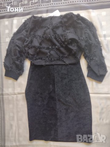 Дамска рокля Roxelan, черен , 42, снимка 1 - Рокли - 37095827