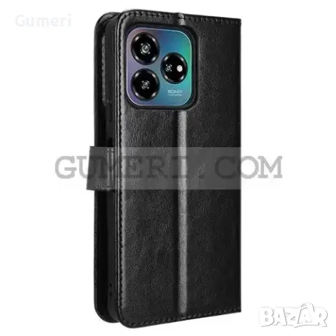 ZTE Axon 60 Lite Тефтер "Wallet", снимка 9 - Калъфи, кейсове - 48027998