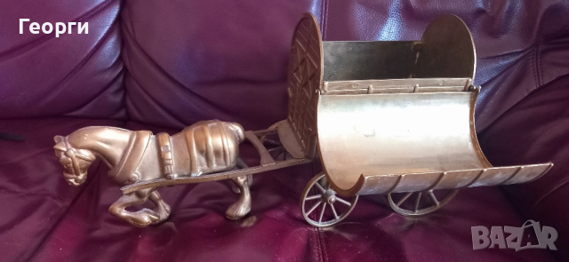 Медни стари каручки, снимка 12 - Антикварни и старинни предмети - 44512171