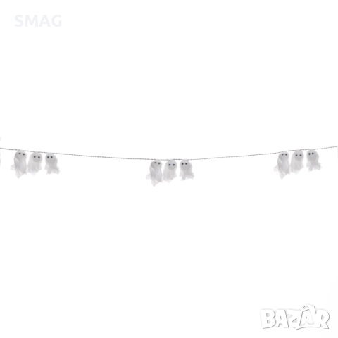 Halloween / Хелоуин хартиена гирлянд с духчета – 1,5м_1207611, снимка 2 - Декорация за дома - 52021072