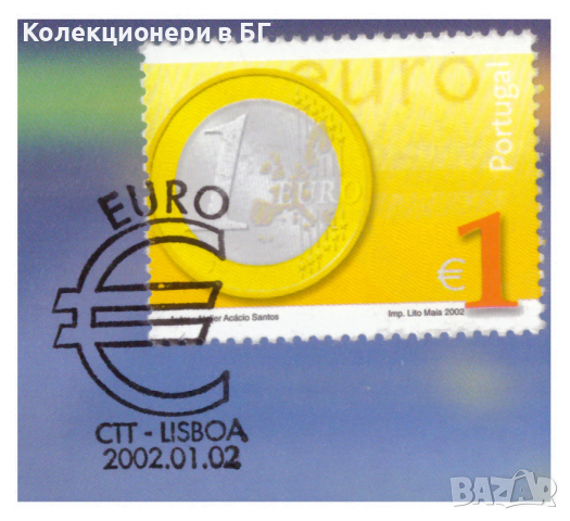 1 ЕВРО 2002 ГОДИНА ПОРТУГАЛИЯ В НУМИЗМАТИЧЕН ПЛИК (NUMISBRIEF), снимка 4 - Нумизматика и бонистика - 54110536