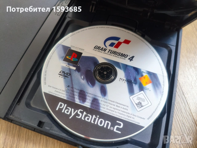Playstation 2 slim + Gran Turismo 4, снимка 5 - PlayStation конзоли - 54083462