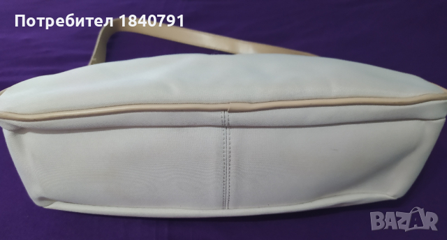 Роccobarocco® (RB) чанта – канвас, дръжка и детайли от естествена кожа, снимка 3 - Чанти - 36385690