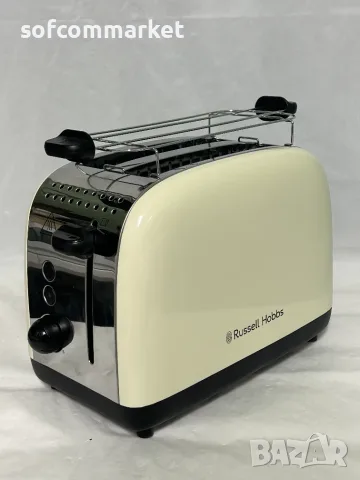 Тостер Russell Hobbs Colours Plus 26551-56 (Cream) – 1600W, с 6 м. гаранция!, снимка 4 - Тостери - 55920039