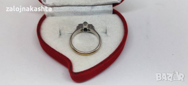 Златен пръстен с Изумруд и брилянти-4,0гр/18кр, снимка 7 - Пръстени - 39791331