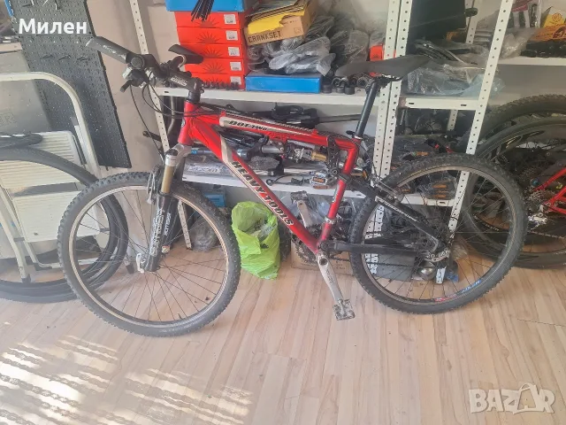 Велосипед HEAVY TOOLS Montanbaike 26 Инчови Капли Мъздушна ВилкаСкорости 3х9 Спирачки Simano XT