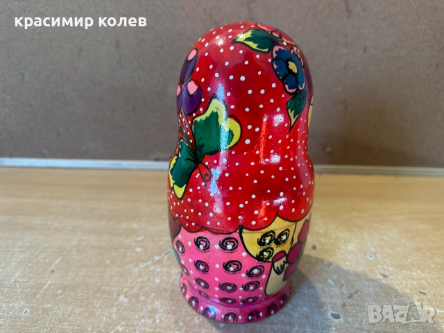 огромна руска матрьошка/9 части/, снимка 4 - Антикварни и старинни предмети - 52924597