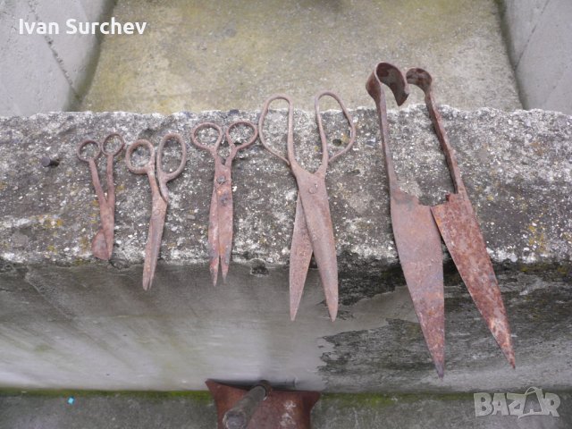 ЛОТ СТАРИ НОЖИЦИ 5 БРОЯ, снимка 3 - Други - 40644038