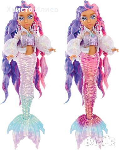Кукла Русалка Mermaze Mermaidz 34см - 3 вида Nera , Crystabella , Kishiko, снимка 12 - Кукли - 42726070