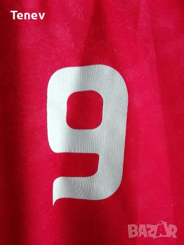 Denmark Euro 1992 Flemming Povlsen Retro Vintage тениска фланелка Дания Hummel, снимка 4 - Тениски - 37748552