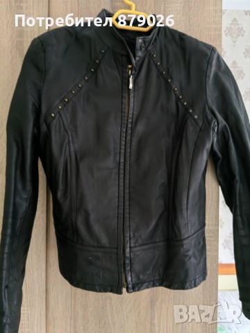 Дамско кожено яке естествена кожа , снимка 3 - Якета - 52583432