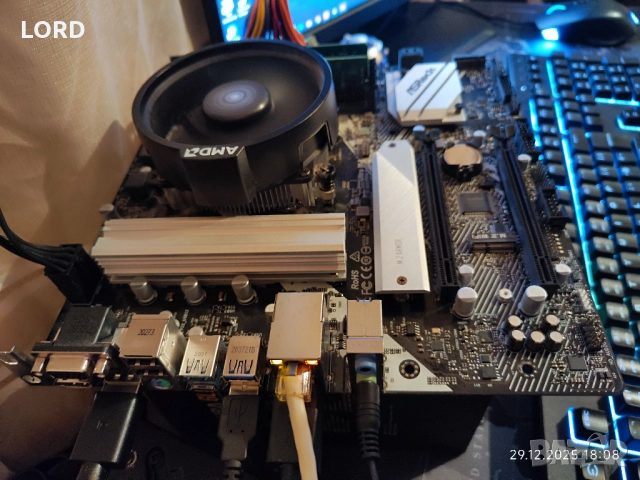 Комплект Ryzen 5 Pro 4650G, RAM 16GB DDR4 3200, Asrock A520M Pro4, снимка 10 - Процесори - 52929909