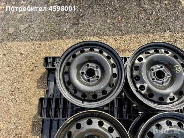 4бр.Оригинални джанти 16цола 5x108 за Renault Kangoo(2013-2022), снимка 6 - Гуми и джанти - 53874795