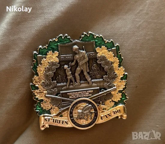 Нови колекционерски challenge coins от Naval Support Unit – Seabee Team (U.S. Department of S, снимка 4 - Антикварни и старинни предмети - 55969575