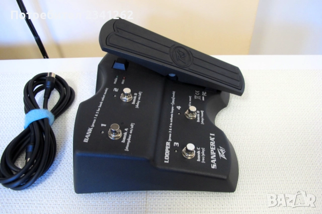 150 ЛВ  Peavey Sanpera I – Volume/Wah/Looper/Pitch Shifter expression крачен педал, снимка 6 - Китари - 52106025