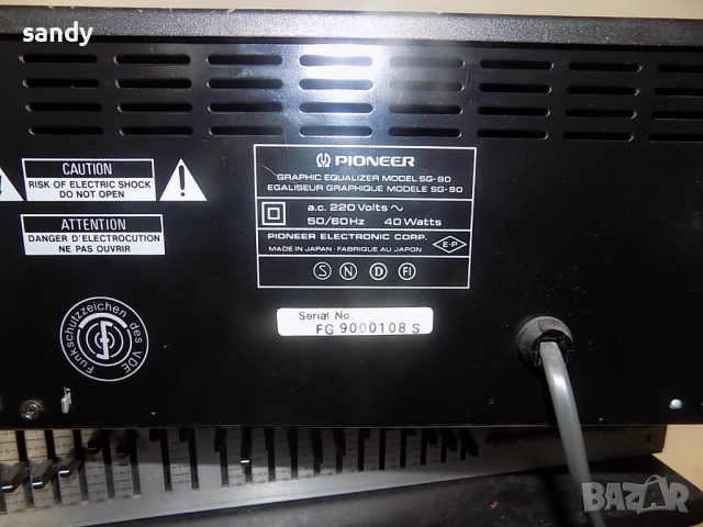Еквилайзер-PIONEER-SG-90, снимка 3 - Еквалайзери - 52953534