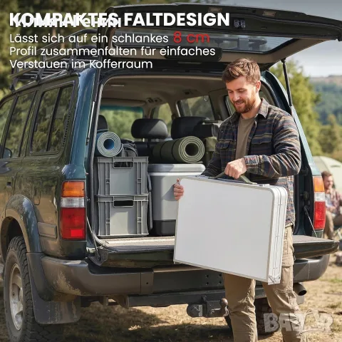 Сгъваем къмпинг шкаф Outsunny Camping Kitchen, снимка 6 - Къмпинг мебели - 56333278