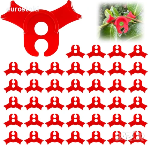 Lst Пакет от 40 скоби за растения, щипки за огъване на растения с нисък стрес