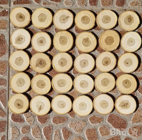 дървени шайби, снимка 6 - Декорация за дома - 42666129
