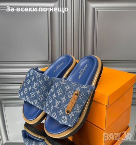 Louis Vuitton Дамски Чехли Луис Витон - 3 Налични Цвята Код E658, снимка 7 - Чехли - 51073463