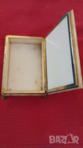 Стара мраморна кутия за бижута. , снимка 5 - Антикварни и старинни предмети - 42257515