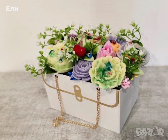 Налични сапунени букети , снимка 13 - Романтични подаръци - 43924040